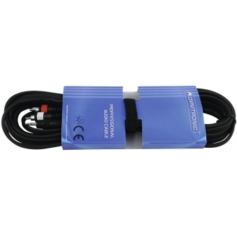 OMNITRONIC Adapter Cable 3.5 Jack/2xRCA 3m bk #4