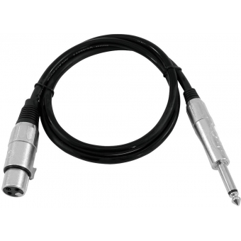 OMNITRONIC Adapter Cable XLR(F)/Jack mono 0.9m bk #2