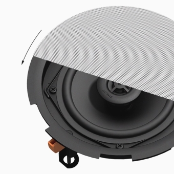 AUDAC CIRA724/W - Boxă de plafon QuickFit™ pe 2 căi de 6,5" cu grilă TwistFix™/ Alb #9