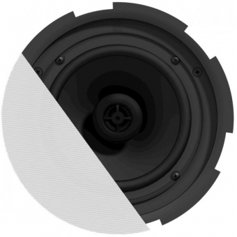 AUDAC CIRA824I/W - Boxa coaxiala de 8" cu 2 căi pentru plafon, fixare QuickFit™ si grilă TwistFix™ - albă/8Ω și 24W @ 100V
