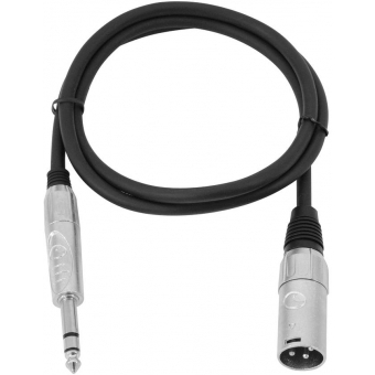 OMNITRONIC Adapter Cable XLR(M)/Jack stereo 2m bk #2