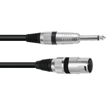 OMNITRONIC Adapter Cable XLR(M)/Jack mono 0.9m bk