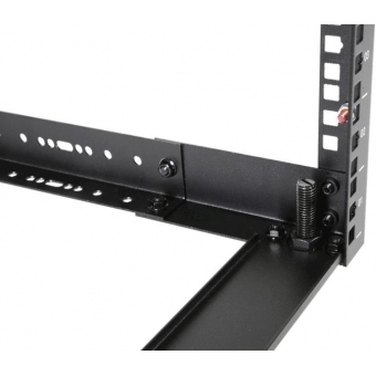 OPR303A/B - 19" in depth adjustable open frame rack - 3 unit - 300 ~ 450mm - Black #2