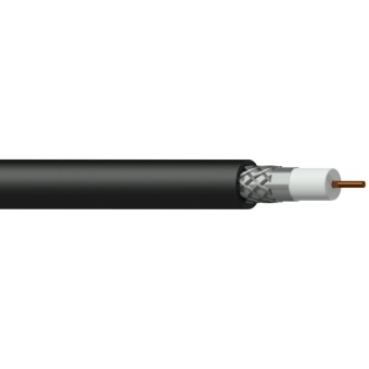 PROCAB CCX160/3 - Cablu video coaxial RG6/U solid 0.82 mm² 18 AWG - FlamoFlex™/ rolă de plastic 300m
