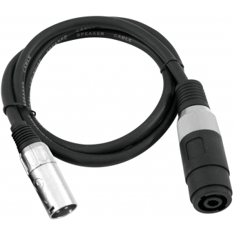 OMNITRONIC Adapter Cable Speaker(F)/XLR(M) 1m bk #2