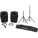OMNITRONIC Set XFM-212AP + Speaker Stand MOVE MK2