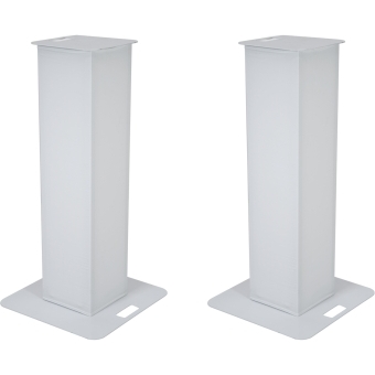 EUROLITE 2x Stage Stand 100cm incl. Cover and Bag, white