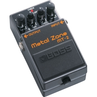Boss MT-2 Metal Zone - Pedală iconică de distorsiune cu gain ridicat pentru chitaristi hard rock sau metal #2
