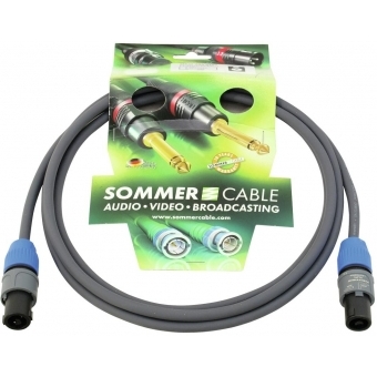SOMMER CABLE Speaker cable Speakon 2x2.5 2.5m bk #2