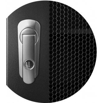 SPR8842GG/B - 19" rack cabinet - 42 units - 800mm W x 800mm D - Grill front & rear door - Black version - 800mm width
