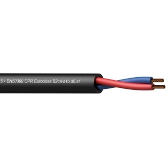 CLS215-B2CA/3 - Loudspeaker cable - 2 x 1.5 mm² - 16 AWG -  EN50399 CPR Euroclass B2ca-s1b,d0,a1 - 300 m plastic reel