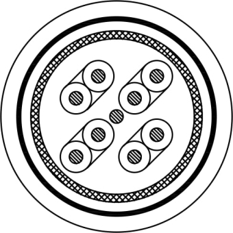 PROCAB PRD620/3 - Cablu de rețea CAT6A - S/FTP - etherCON - DuraFlex™/ 3 metri #3