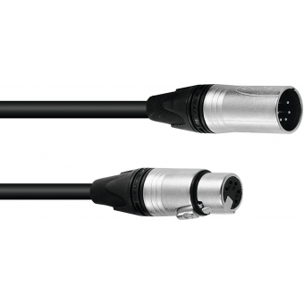 PSSO DMX cable XLR 5pin 3m bk