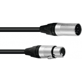 PSSO DMX Cable XLR 5-pin 10m bk Neutrik