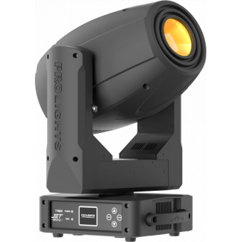 Prolights Jet Spot4Z - Moving head Spot LED alb 180W HP, 8°- 40°, prismă 3 f, zoom și CMY