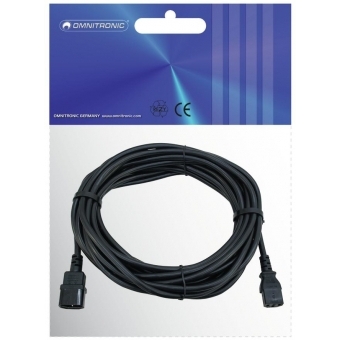 OMNITRONIC IEC Extension 3x1.5 10m bk #3