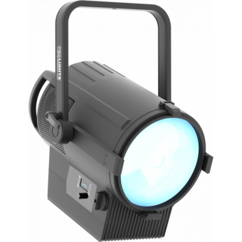 Prolights EclFresnel 2KDY - Proiector Fresnel LED alb 1x507W 5600K, unghi de 16-64°, barndoors/ Negru