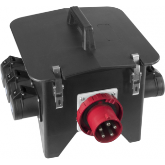PBL6376 - Portable power-box, 63A 5p input plug, output sockets 6x32A 3p #2