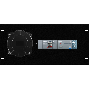 964518 - 5U assemb rack mod, 1pc 125A 5p CEE socket, 1pcs resid cuirc breaker 125A 18KA