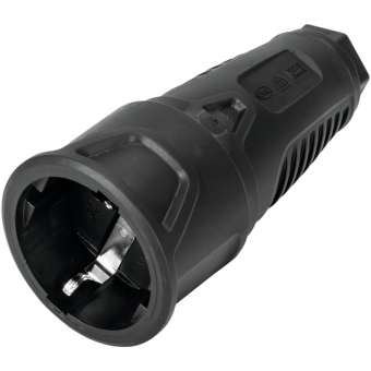 PC ELECTRIC Safety Connector Rubber bk