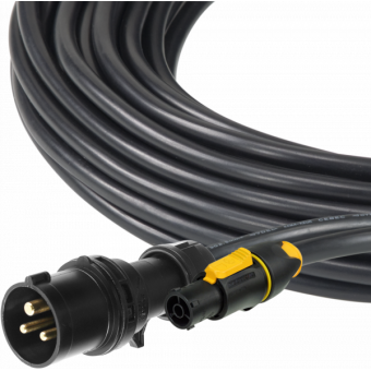9513FXWL05 - Ass. 3x2.5mm TH07 cable, 16A 3p 230V CEE plug, MENAC3FXW socket, L.5 m