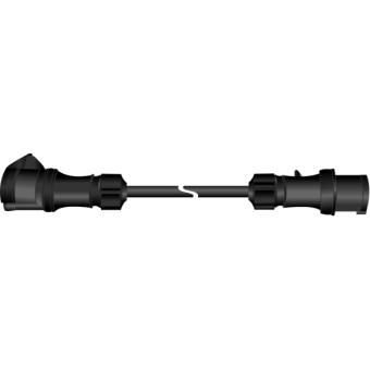 951003L01 - Ass. 3x2,5mm TH07 cable, 16A 3p 230V CEE plug, 16A 3p 230V CEE socket, L. 1m