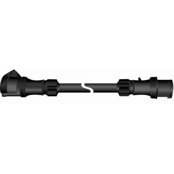 952305L10 - Ass. 5x16mm TH07 cable, 63A 5p 400V CEE plug, 63A 5p 400V CEE socket, L. 10m