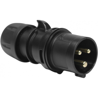 911115 - 16A Cable mount CEE plug, 50/60Hz IP44, 5p (3P+N+E) 400V
