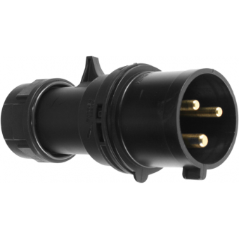 912114 - 32A Cable mount CEE plug, 50/60Hz IP44, 4p (3P+E) 400V