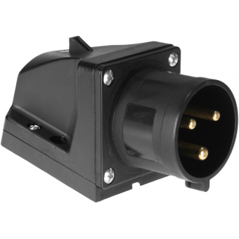 912323 - 16A sloped panel mount CEE plug, 50/60Hz IP44, 3p (1P+N+E) 230V #3