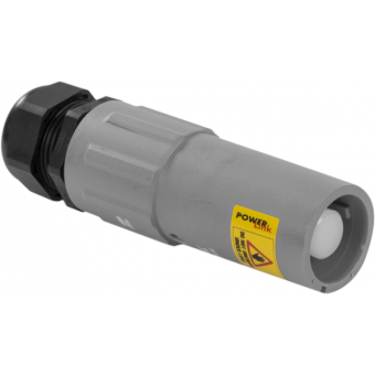 9282PWL3FV - 400A Powerlock cable-mount socket, single pole, SOURCE, grey