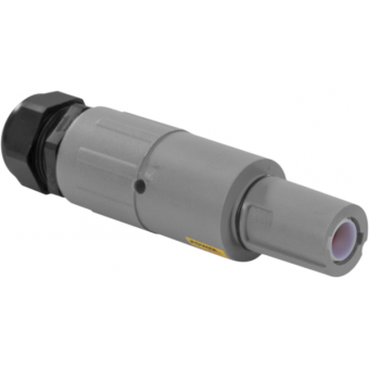 9282PWL3MV - 400A Powerlock cable-mount plug, single pole, DRAIN, grey