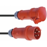 PSSO CEE Extension 16A 5x2.5 25m red