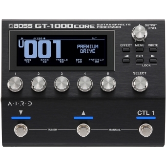 BOSS GT-1000CORE - Procesor compact pentru efecte de chitara multiple Flagship, functii complete GT-1000