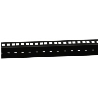 Adam Hall 19" Parts 61555 BLK - Heavy Duty Double Rack Strip black 45 U