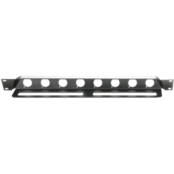 Adam Hall 19" Parts 872230 - 19" Angled Rack Panel for 8 x D-TYPE Sockets #3