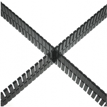 Adam Hall 19" Parts 87402 T - Universal Separating Web System for Rack Drawers 2 U