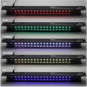 Adam Hall 19" Parts 87451 PRO C - 19" LED Array Rack Light 1 U multicolor #5