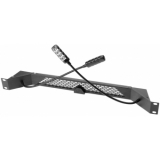 Adam Hall 19" Parts 87463 ULTRA - Dual Gooseneck Cold White COB LED Rack Light