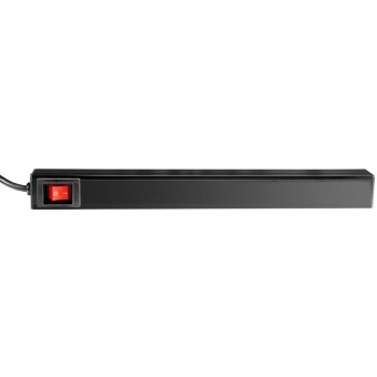 Adam Hall 19" Parts 87471 - 19" 1U Mains Power Strip with 8 Sockets ( VDE-certified ) #2