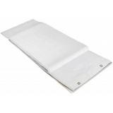 Adam Hall Accessories 0151 X 33 WH - DECO- cloth B1 with burnished Grommets hemmed 3 x 3m white