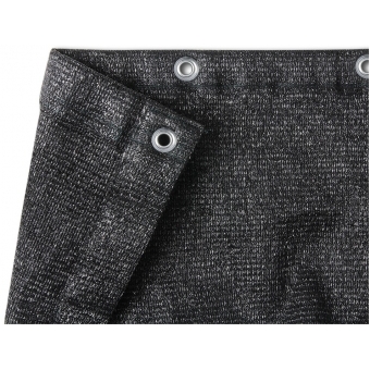 Adam Hall Accessories 0156 X 36 B - Gauze, material 201 3x6m with eyelets, black #2