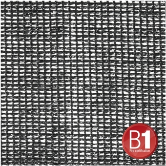 Adam Hall Accessories 0157 X 46 B - Gauze, material 202 4x6m with eyelets, black