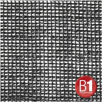 Adam Hall Accessories 0158 X 36 B - Gauze, material 203 3x6m with eyelets, black