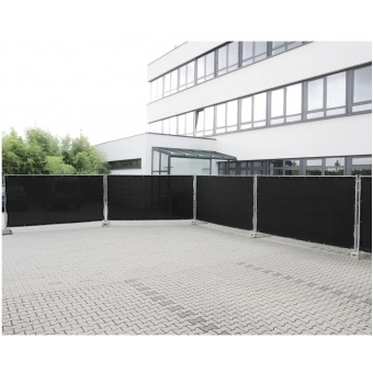 Adam Hall Accessories 0159 X BAU 1 - Fence Panel Gauze type 800 1.76 x 3.41 m, with eyelets, black #4