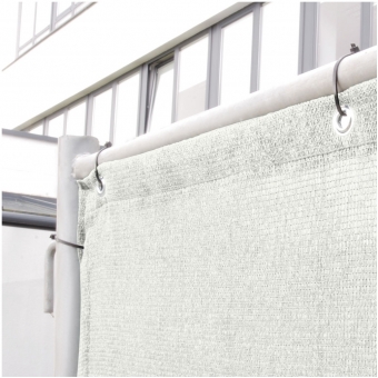Adam Hall Accessories 0159 X BAU 3 - Fence Panel Gauze type 800 1.76 x 3.41 m, with eyelets, white #2