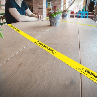 Adam Hall Accessories 58068 POL - Social Distancing Tape 2 Meters Polish #5