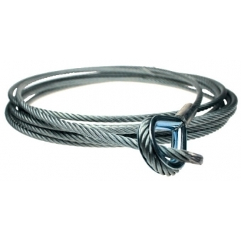 Adam Hall Accessories S 50500 - Safety Rope 5 mm length 5 m for S50S Wire Clip for Ropes 4 - 5 mm