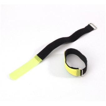 Adam Hall Accessories VR 5080 YEL - Hook and Loop Cable Tie 800 x 50 mm yellow