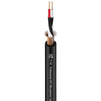 Adam Hall Cables 7118 - Microphone Cable black